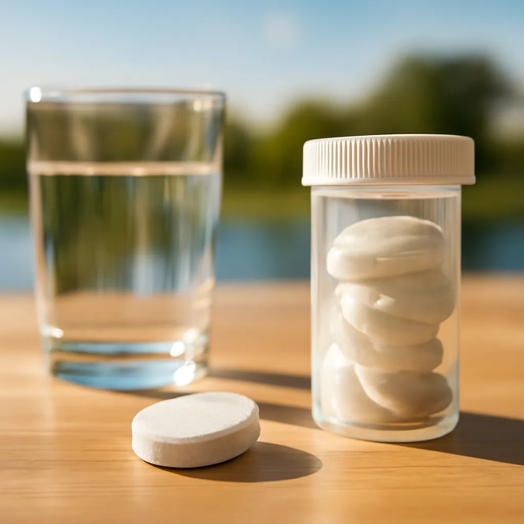 Comprimés de purification de l’eau : guide d’achat essentiel